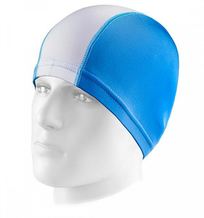 Шапочка для плавания СК (Спортивная коллекция) Д-061 white/bluish
