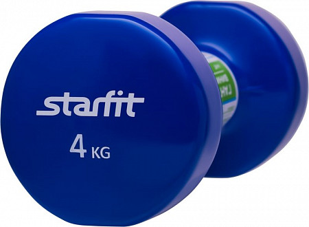 Гантель виниловая Starfit DB-101 4 кг dark blue