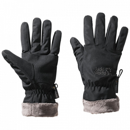 Перчатки женские Jack Wolfskin Stormlock Highloft Glove Women black
