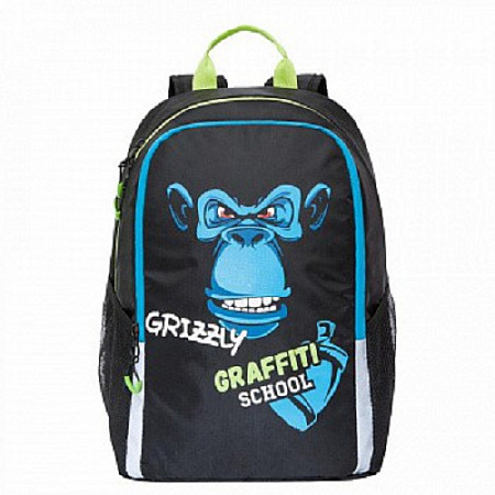 Рюкзак школьный GRIZZLY RB-051-6 /1 black