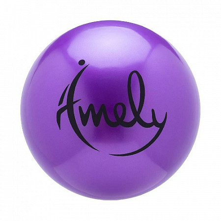 Мяч для художественной Amely AGB-301 15 см purple