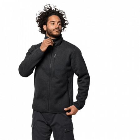 На картинке изображен Куртка мужская Jack Wolfskin Robson Fjord Jacket phantom Куртка мужская Jack Wolfskin Robson Fjord Jacket phantom