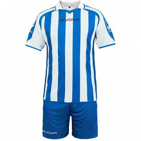 Футбольная форма Givova Kit Supporter KITC24 royal/white