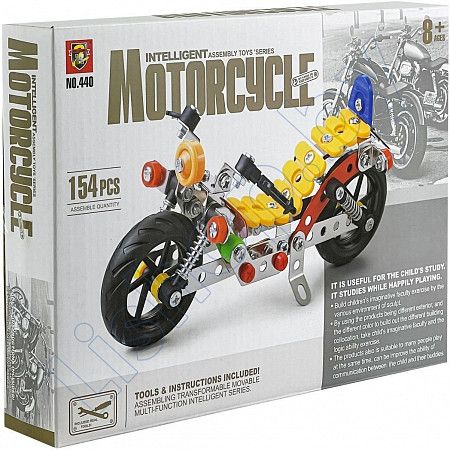 Конструктор UniToys Motorcycle Мотоцикл (440)