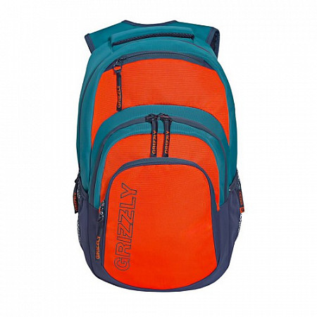 Городской рюкзак GRIZZLY RU-704-1 /4 blue/orange