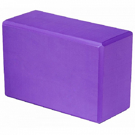 Блок для йоги Atemi AYB02PL purple
