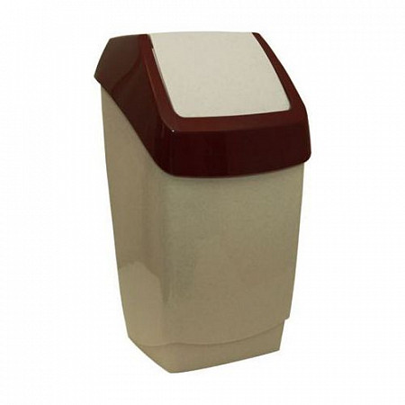 Контейнер для мусора Idea Хапс 7 л М2470 beige
