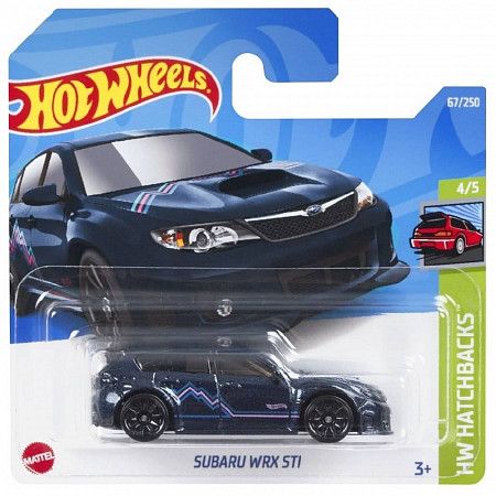 Машинка Hot Wheels Базовой коллекции Subaru WRX STI 67/250 (5785 HCV32) mainline 2022