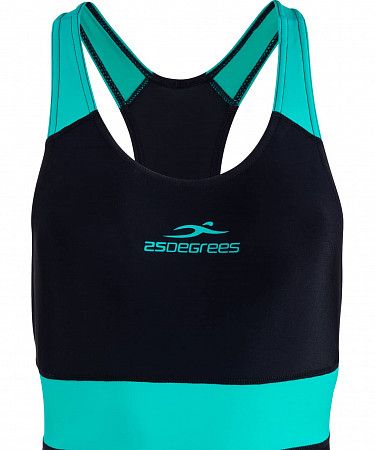 На картинке изображен Купальник для плавания 25Degrees Triumph Black/Green 25D21-003-A полиамид Купальник для плавания 25Degrees Triumph Black/Green 25D21-003-A полиамид