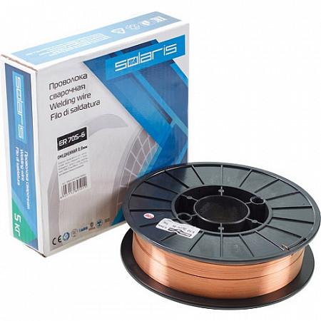 Проволока сварочная омедненная Solaris 0,8 см WM-ER70S6-08050