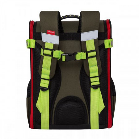 Рюкзак школьный GRIZZLY RA-980-2 /1 black/khaki