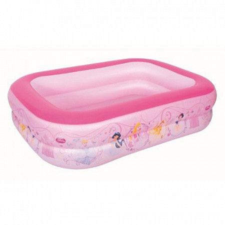 Бассейн надувной BestWay Disney Princess 201х150х51см 91056, White/Pink