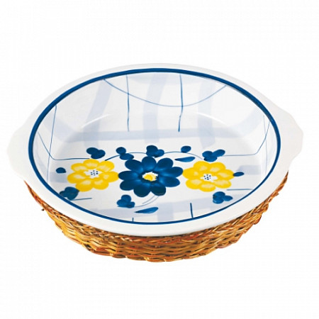 Блюдо Bekker в плетеной корзине BK-7331