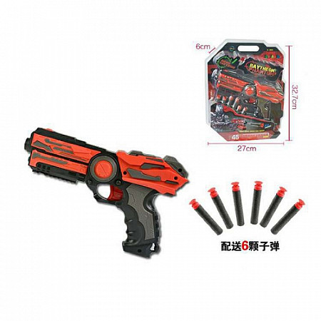 Игрушечное оружие Qunxing Toys Бластер 6-зарядный FJ806