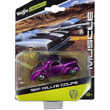 Машинка Maisto 1:64 1941 Willys Coupe (15494) violet