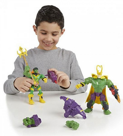 На картинке изображен Набор разборных боевых фигурок Marvel в ассортименте (A8159) Набор разборных боевых фигурок Marvel в ассортименте (A8159)