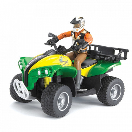 Игрушка Bruder Квадроцикл с гонщиком 63-000