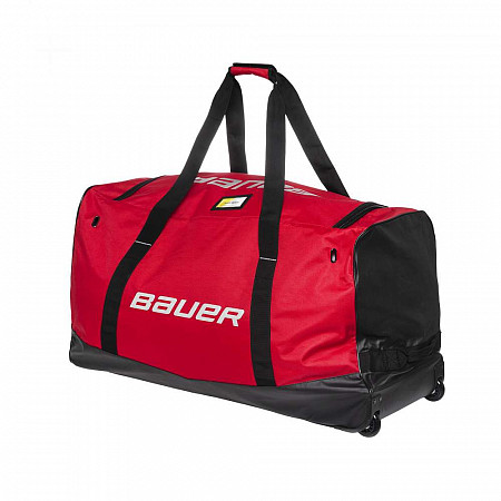 На картинке изображен Сумка Bauer Core Wheelled S19 Sr black/red Сумка Bauer Core Wheelled S19 Sr black/red