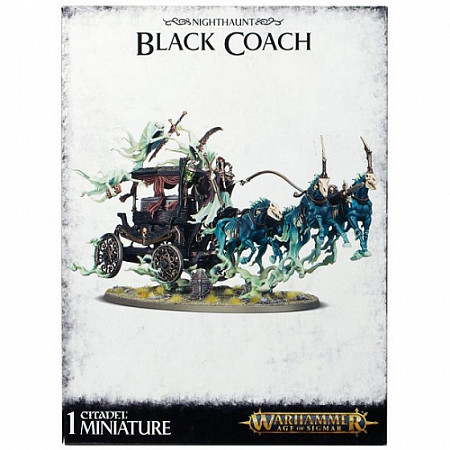 На картинке изображен Фигурки Games Workshop Warhammer: Nighthaunt Black Coach 91-22 Фигурки Games Workshop Warhammer: Nighthaunt Black Coach 91-22