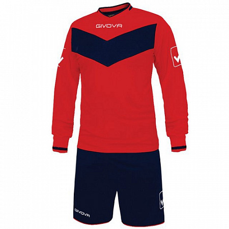 Футбольная форма Givova Kit Olimpia KITC44 red/blue