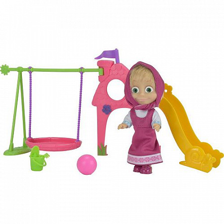На картинке изображен Кукла Simba Маша на детской площадке и аксессуары (109301816) Кукла Simba Маша на детской площадке и аксессуары (109301816)