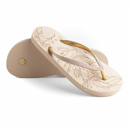 Сланцы женские EVARS Goldfish sand/silver