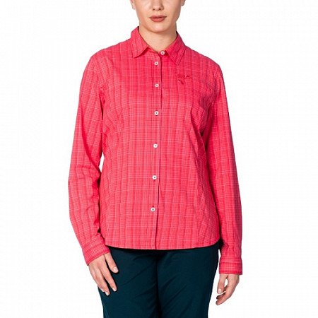 Рубашка женская Jack Wolfskin Centaura Flex Shirt W red