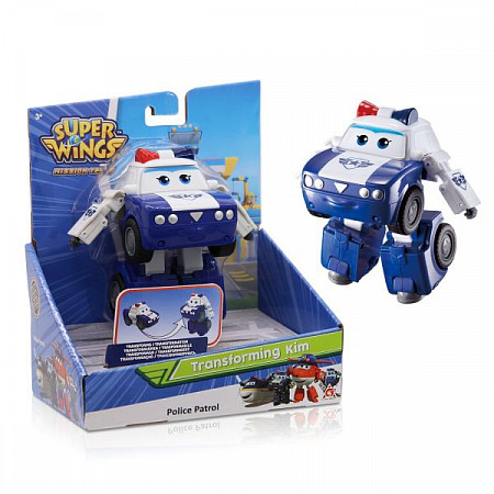 Трансформер Super Wings Команда Полиции Ким EU730233