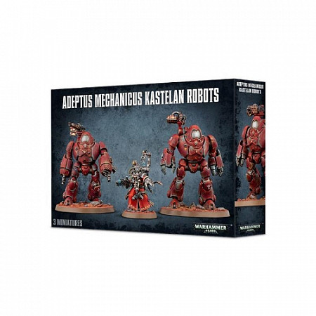 На картинке изображен Фигурки Games Workshop Warhammer: Adeptus Mechanicus Kastelan Robots 59-16 Фигурки Games Workshop Warhammer: Adeptus Mechanicus Kastelan Robots 59-16