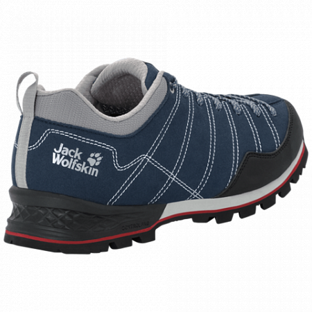 Полуботинки мужские Jack Wolfskin Scrambler Low M blue / black