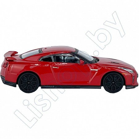 Машинка Bburago 1:43 2017 Nissan GT-R R35 (18-30000/18-30207) red