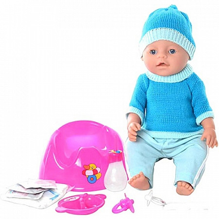 Кукла Play Smart Пупс 8001-FR blue