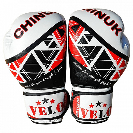 Перчатки боксерские Vimpex Sport Beast B3038V white/red/black
