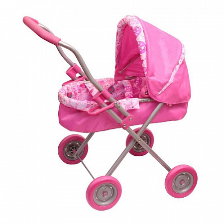 Коляска - прогулочная Gulliver розовая) 22-13098