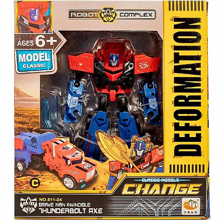 На картинке изображен Игрушка трансформер Shide Оптимус Прайм 611-38B Игрушка трансформер Shide Оптимус Прайм 611-38B