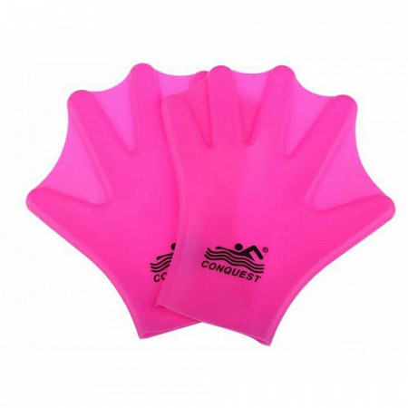 Аква-перчатки-лопатки силиконовые Zez Sport SP01-RT5 pink