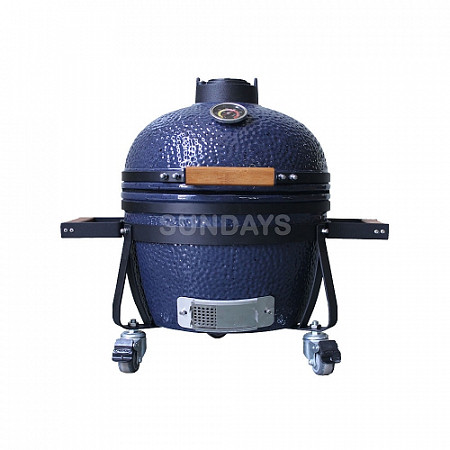 Угольный керамический гриль Sundays Kamado AU-14D dark blue