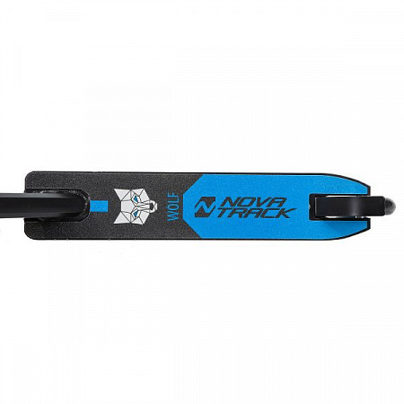 Самокат Novatrack Wolf El 100A.WOLF.BBL9 Black/Blue