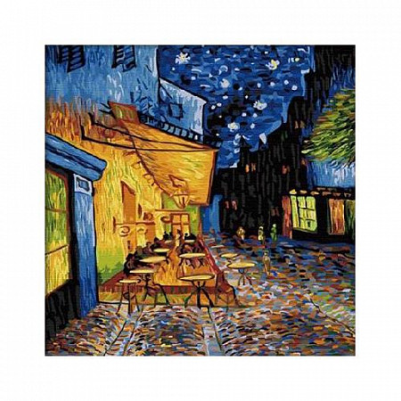 Картина по номерам Picasso Ночная терраса кафе PC4040009