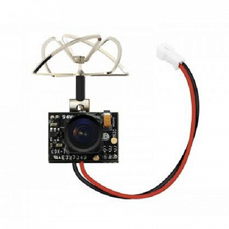 Курсовая видео камера Eachine для FPV полетов TX02 600TVL с передатчиком 5.8GHz 200mW