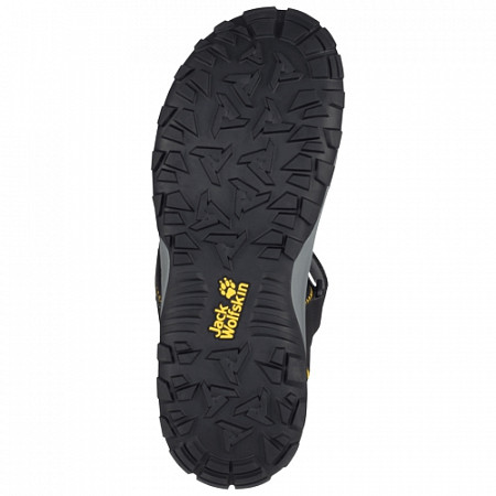 Сандалии мужские Jack Wolfskin Rocky Path Sandal M black / burly yellow XT