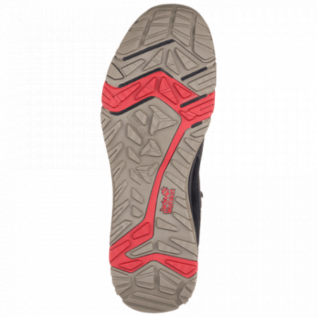Ботинки мужские Jack Wolfskin Activate Xt Texapore Mid M black / red
