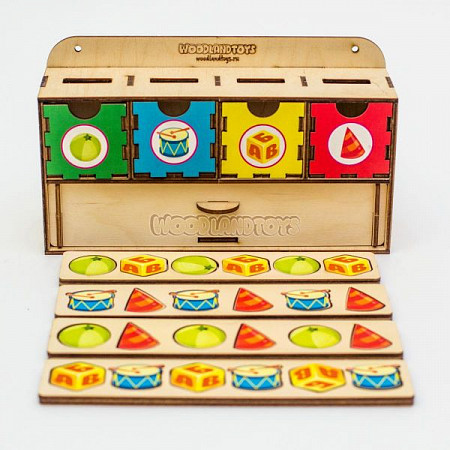 Комодик большой WoodLandToys Формы 4 119308