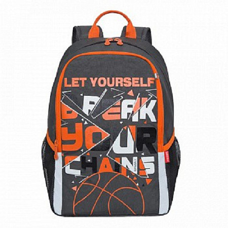 Рюкзак школьный GRIZZLY RB-051-8 /2 grey