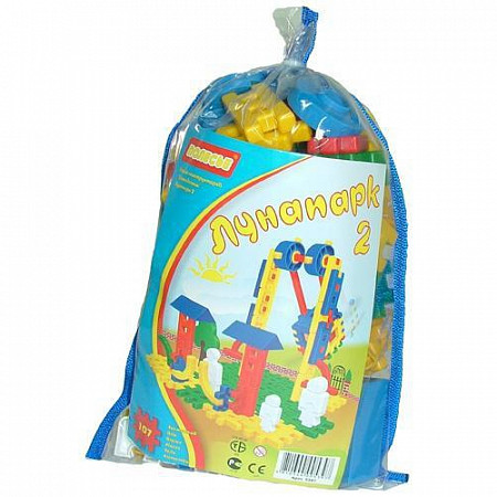 Конструктор Полесье Луна-парк 2 107 элементов в мешке 5397