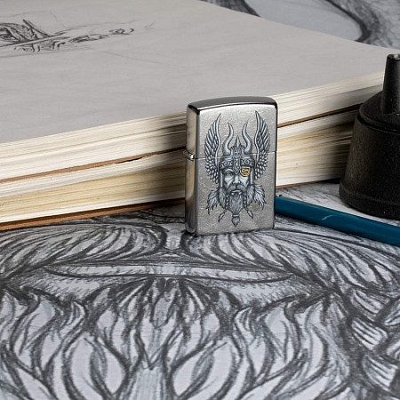 Зажигалка Zippo Viking Warrior Design 29871