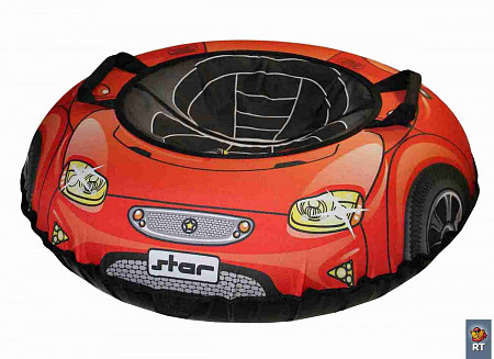 Тюбинг RT Эксклюзив Super Car автокамера 100 см red