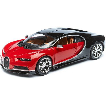 Машинка Bburago 1:18 Bugatti Chiron (18-11040) red/black