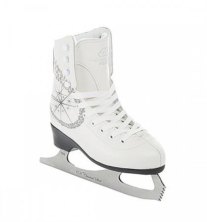 На картинке изображен Коньки фигурные Спортивная коллекция Princess Fur White Коньки фигурные Спортивная коллекция Princess Fur White