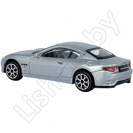 Машинка Bburago 1:43 Maserati GranTurismo 2008 (18-30000/18-30186) silver